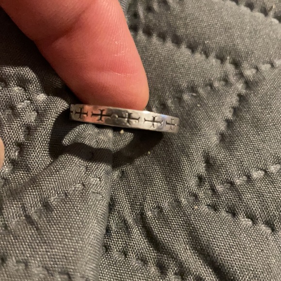 3mm Chrome Hearts Silver”Fuck You “ Stackable - Picture 5 of 7